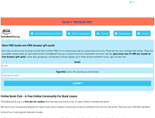 Tablet Screenshot of onlinebookclub.org